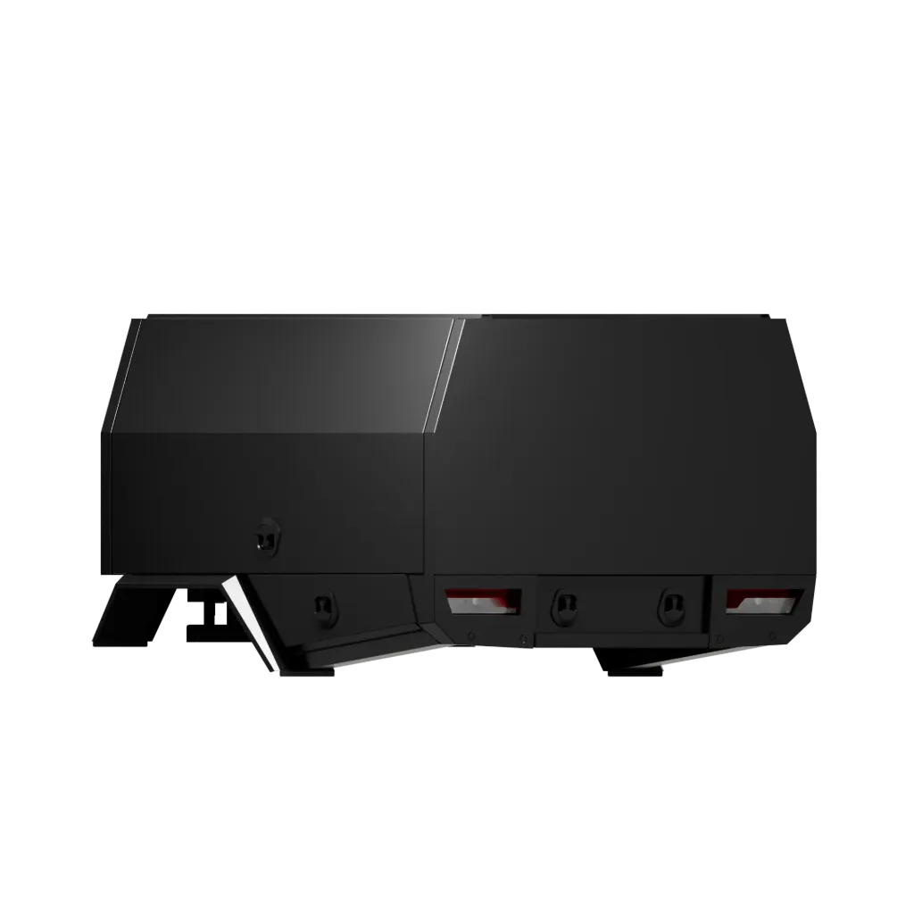 [S30-18184-2D-B] SERVICE BODY 1800-2 DOORS-BLACK-3.0 mm