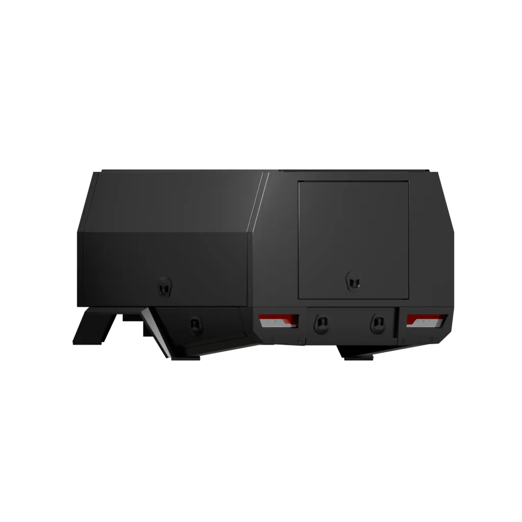 [S30-18184-3D-B] SERVICE BODY 1800-3 DOORS-BLACK-3.0 mm