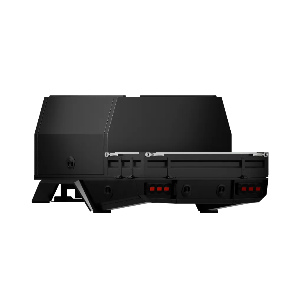 [C-FT18+C12-B] 1200 Canopy + 1800 FULL Tray Combo-BLACK
